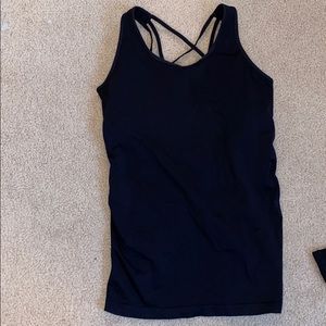H&M sport workout tank with crisscross back